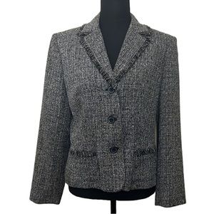 Norton Mcnaughton Women's Three Button Work Suit Office Lady Blazer Jacket 12P